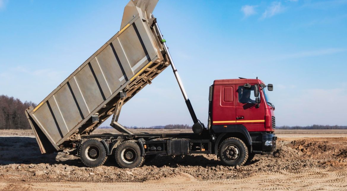 Dump truck anti tip