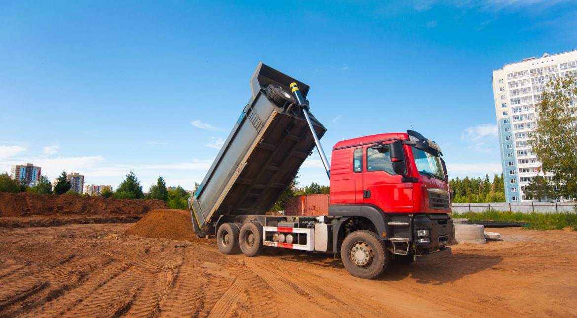 Anti-Tip Gear Prevents Dump Truck Tipping